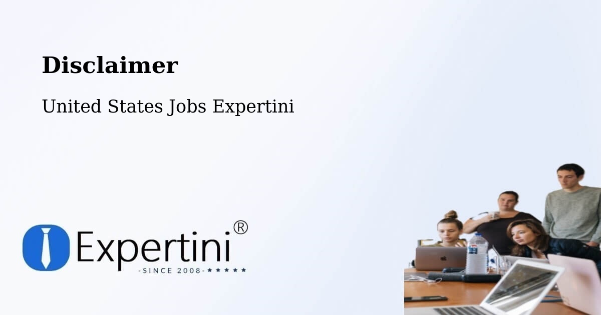 Disclaimer – Kenvil - United States Jobs Expertini