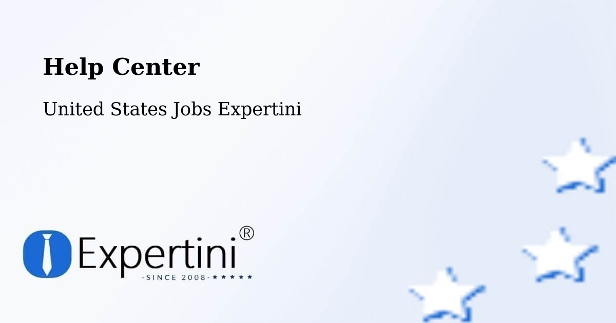 Help Center – Kenvil - United States Jobs Expertini